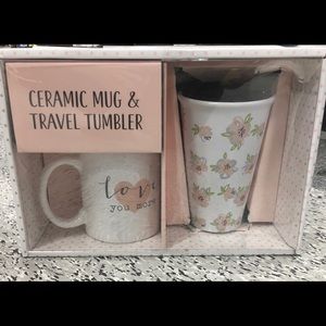 Ceramic Mug & Travel Tumbler ( Love You